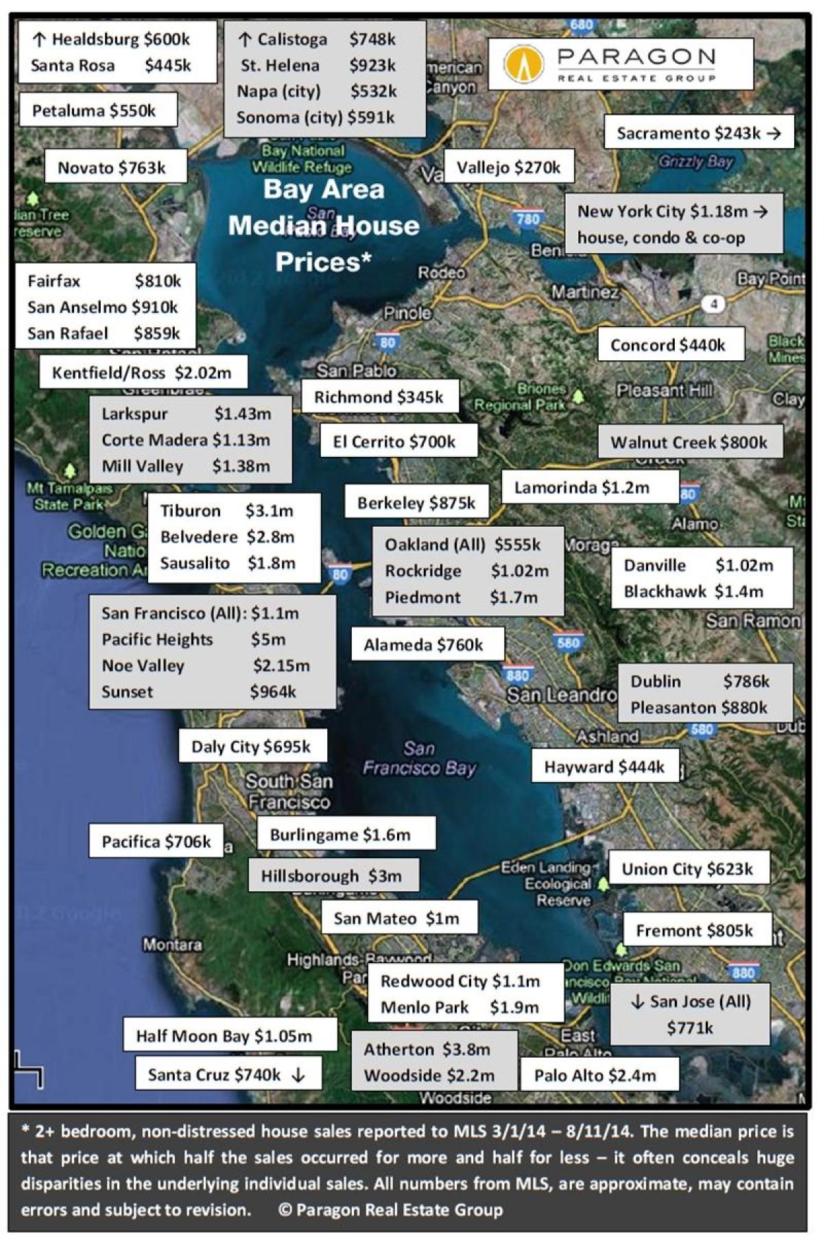 Mapa zaljevu stanovanje cijene