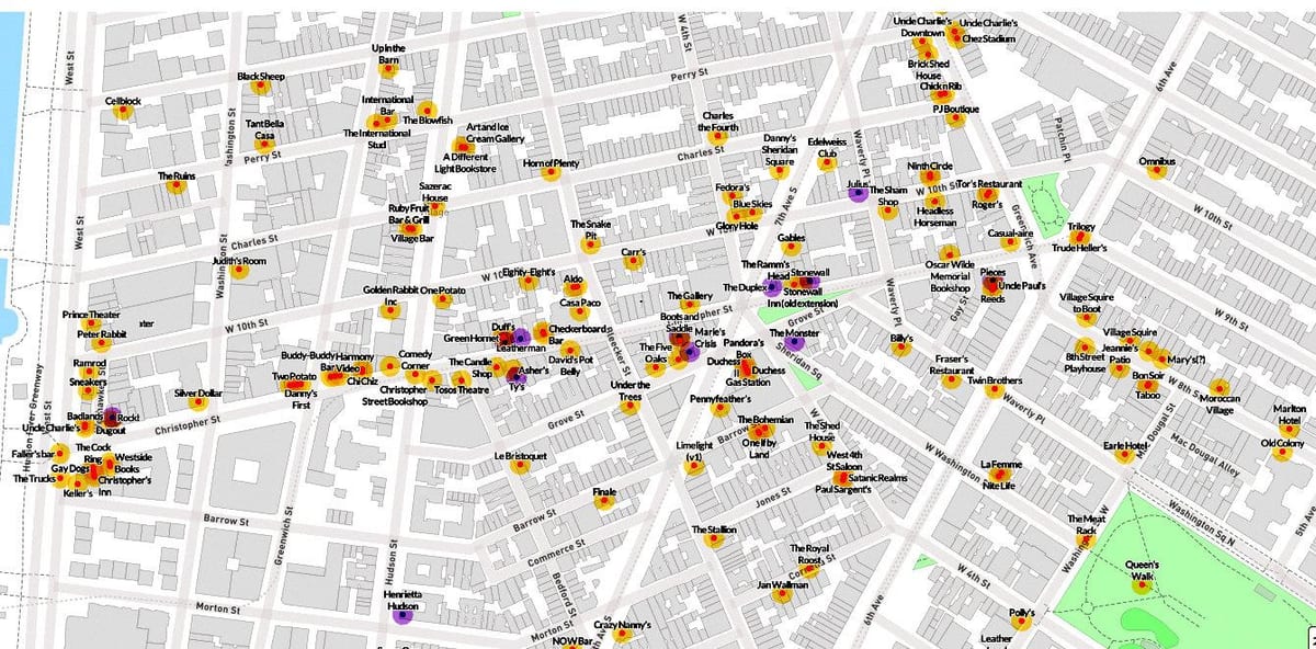 Mapa gej područje San Francisca