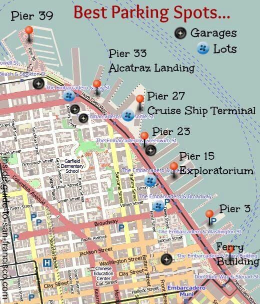 Mapa pristaništa 27 San Francisco