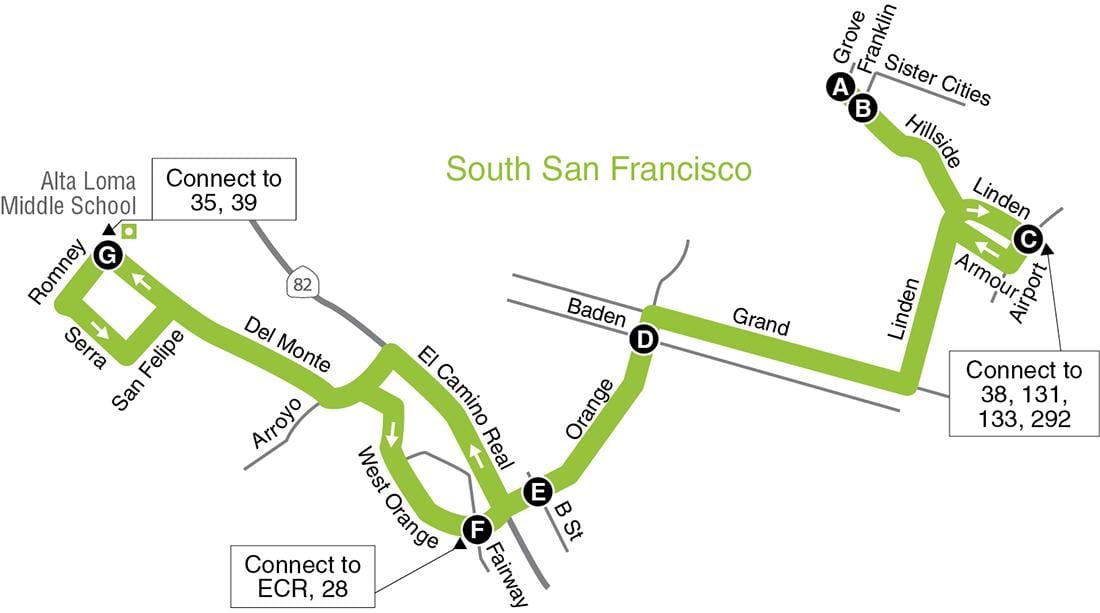 Karta za San Francisco osnovnim školama