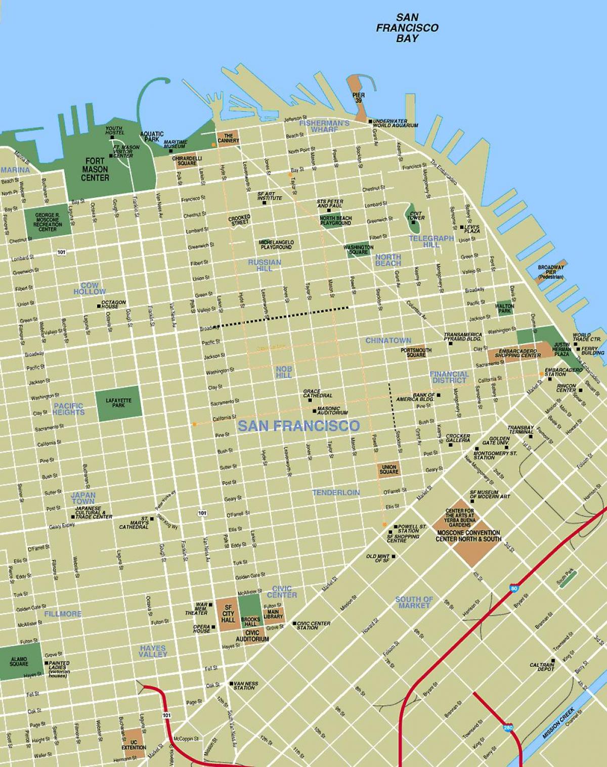 mapi atrakcija San Francisco