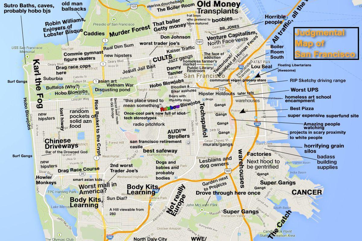 Mapa sudiš San Francisco
