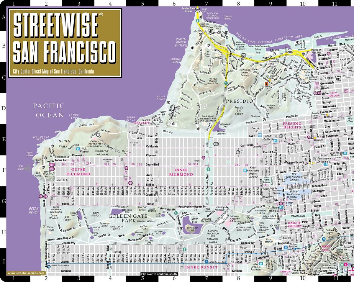 Ulična mapa San Francisco
