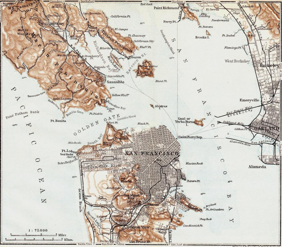 Mapa berba San Francisco 
