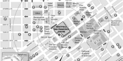 Mapa drugim. i zarobio San Francisco