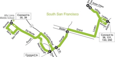 Karta za San Francisco osnovnim školama