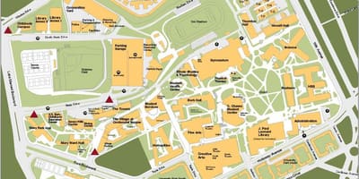 San Francisco državnom univerzitetu kampusu mapu
