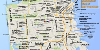 Mapa sudiš San Francisco