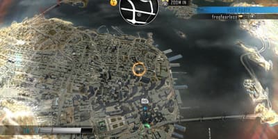 Vozač San Francisco mapu veličine